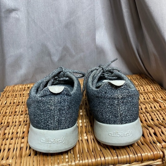 Allbirds The Wool Runners Gray Lace Up Merino Wool Shoes - Picture 6 of 7